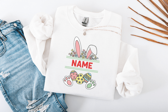 Custom Bunny Name Easter Cute Design: A Designer's Springtime Asset