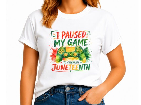 Juneteenth Gamer PNG: A Funny Design for Modern Projects