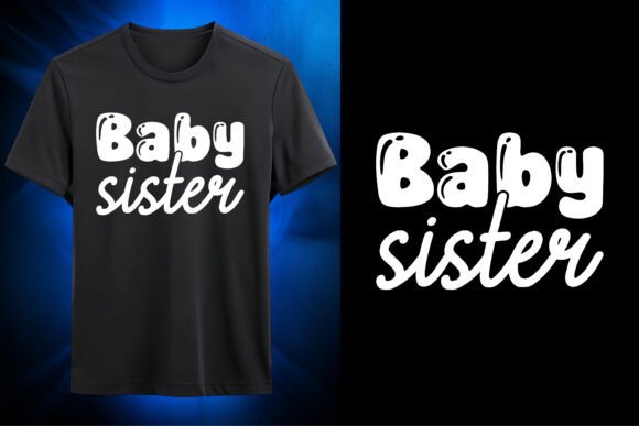Little Baby Sister SVG Design for Creative Projects
