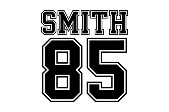 Smith 85 Varsity Jersey Design: A Modern Graphic Asset
