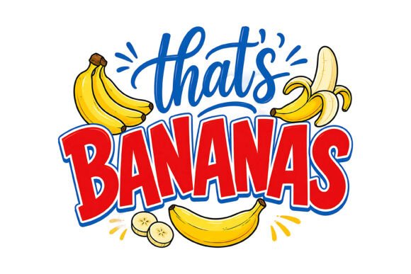 That’s Bananas Funny Quote Design: A Creative Asset