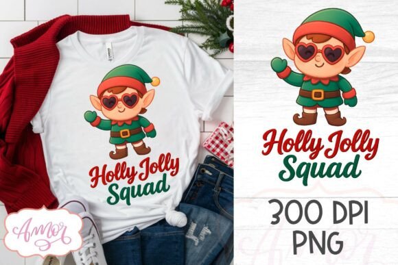 Whimsical Christmas Elf Design for Sublimation Projects
